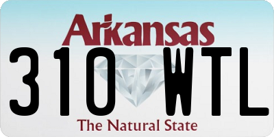 AR license plate 310WTL