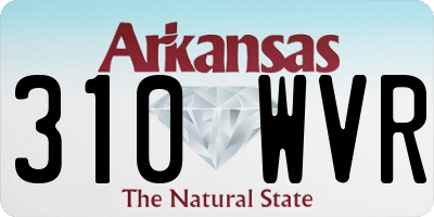 AR license plate 310WVR