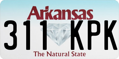 AR license plate 311KPK