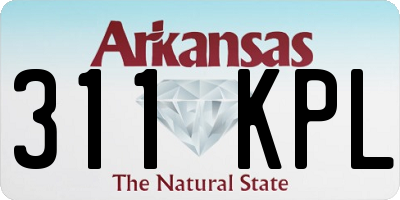 AR license plate 311KPL