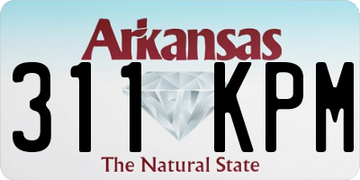 AR license plate 311KPM