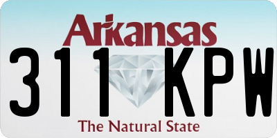 AR license plate 311KPW