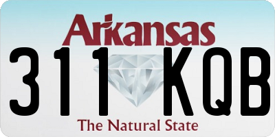 AR license plate 311KQB