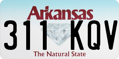 AR license plate 311KQV