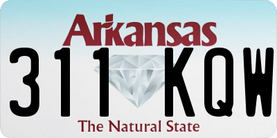 AR license plate 311KQW