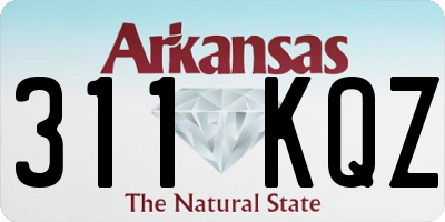 AR license plate 311KQZ