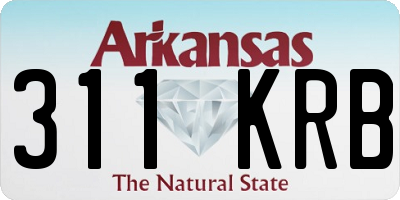 AR license plate 311KRB