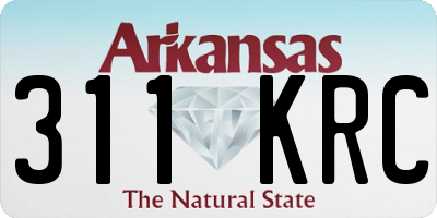 AR license plate 311KRC