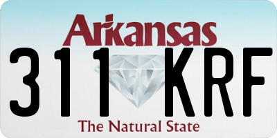 AR license plate 311KRF