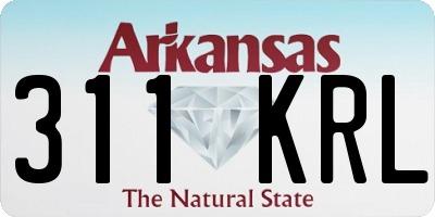 AR license plate 311KRL