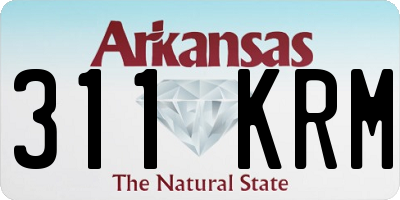 AR license plate 311KRM