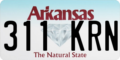 AR license plate 311KRN
