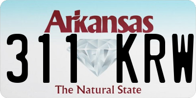 AR license plate 311KRW