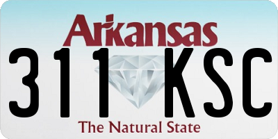 AR license plate 311KSC