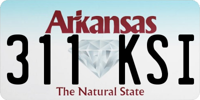 AR license plate 311KSI