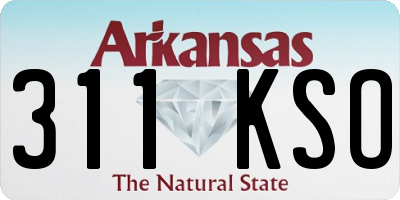 AR license plate 311KSO