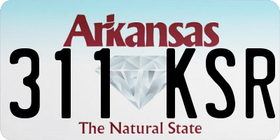 AR license plate 311KSR