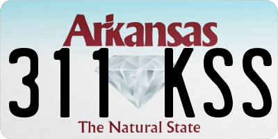 AR license plate 311KSS