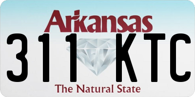 AR license plate 311KTC