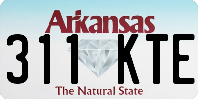 AR license plate 311KTE