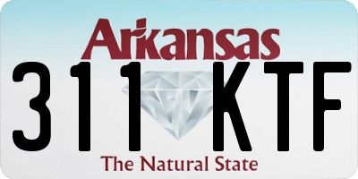 AR license plate 311KTF