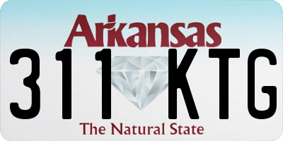 AR license plate 311KTG