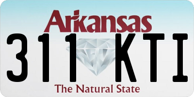 AR license plate 311KTI