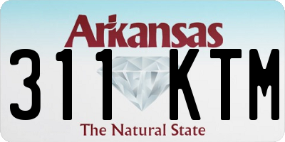 AR license plate 311KTM