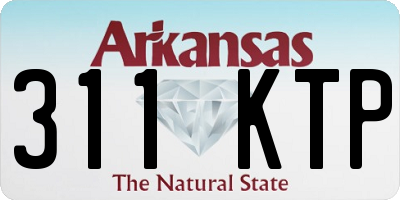 AR license plate 311KTP