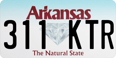 AR license plate 311KTR