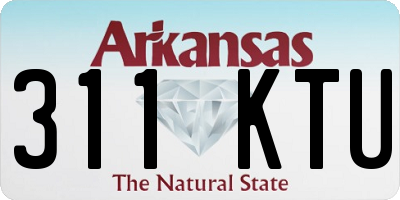 AR license plate 311KTU