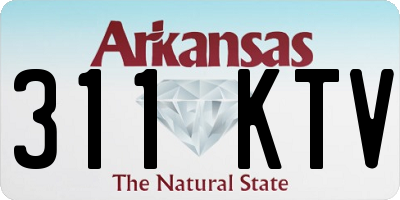 AR license plate 311KTV
