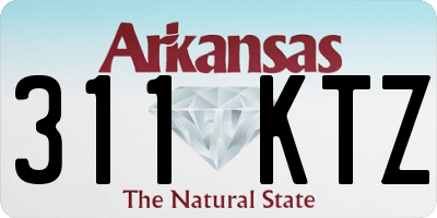 AR license plate 311KTZ