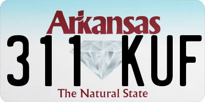 AR license plate 311KUF