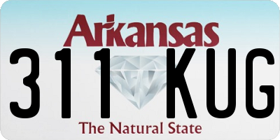 AR license plate 311KUG