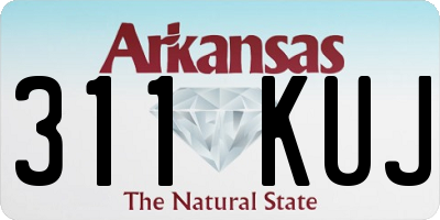 AR license plate 311KUJ