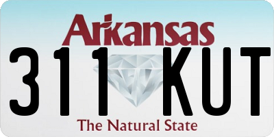 AR license plate 311KUT