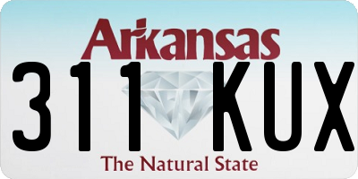 AR license plate 311KUX