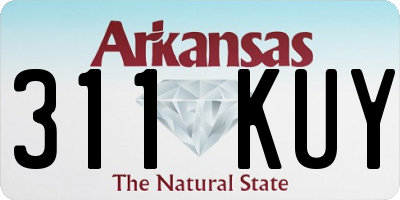 AR license plate 311KUY