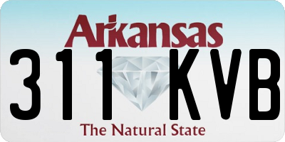 AR license plate 311KVB