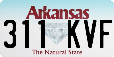AR license plate 311KVF