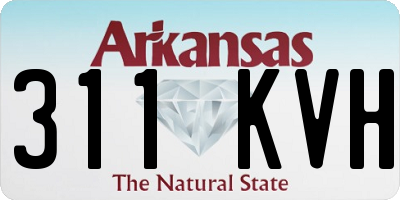 AR license plate 311KVH