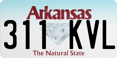 AR license plate 311KVL