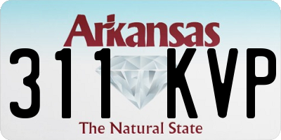 AR license plate 311KVP