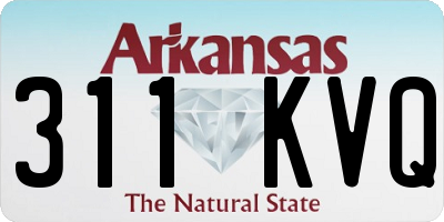 AR license plate 311KVQ