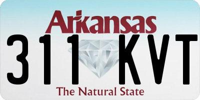 AR license plate 311KVT