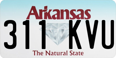 AR license plate 311KVU