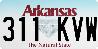 AR license plate 311KVW