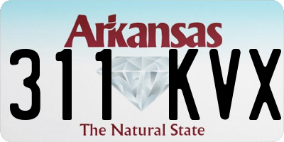 AR license plate 311KVX