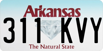 AR license plate 311KVY